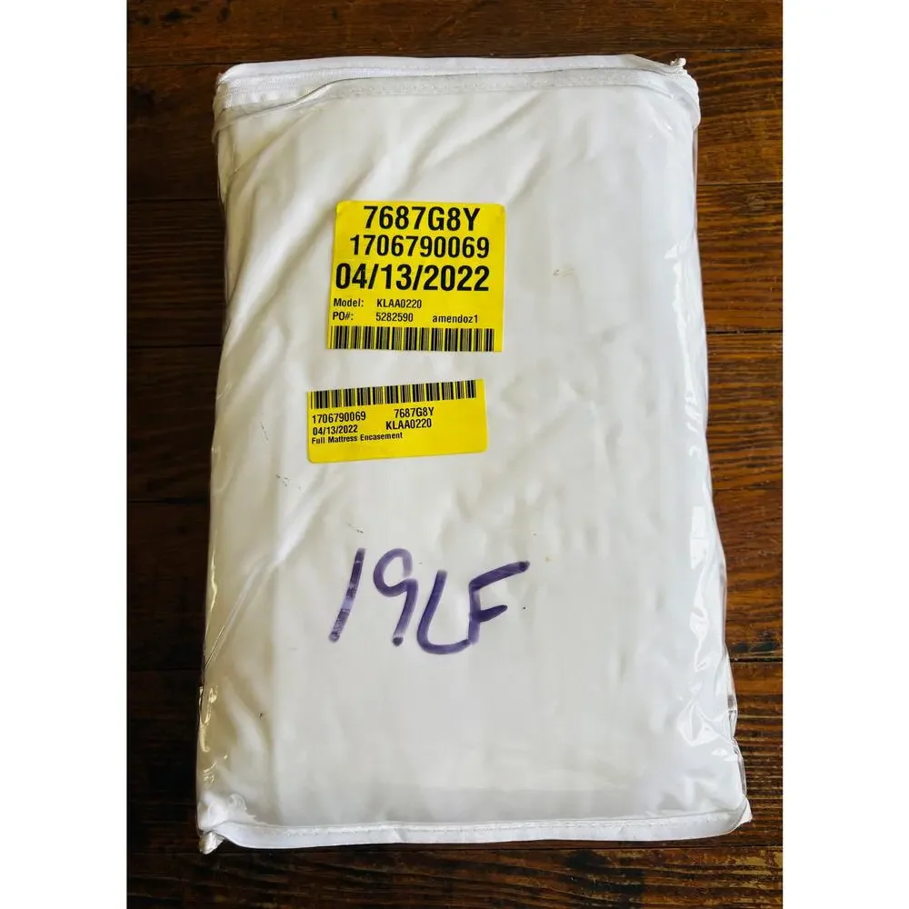 STEVE SILVER FULL MATTRESS ENCASEMENT hypoallergenic NO BED BUGS DUST MITES